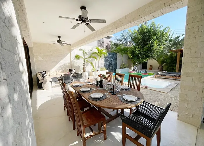 Luxury House Tomanoa - 10pers - 4rooms - Pool - Hotjacuzzi - Speed Wifi -waterfall Villa Tulum